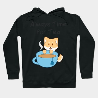 Shiba Inu Tea Time Hoodie